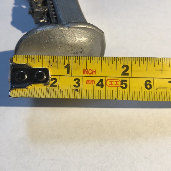 Train Metal knickknack Oregon sign on front railroad spike - Picture 13 of 13